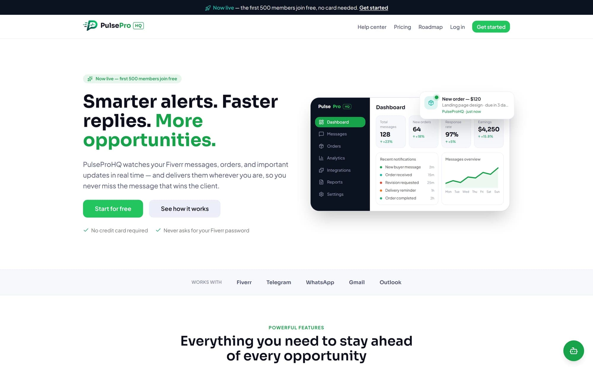 PulseProHQ — live product screenshot